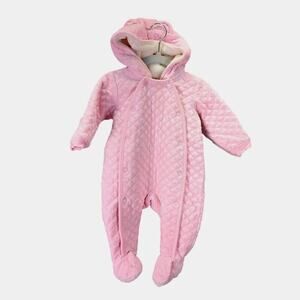 Nordstrom Baby Quilted Cotton Bunting Pink Size 6 Months